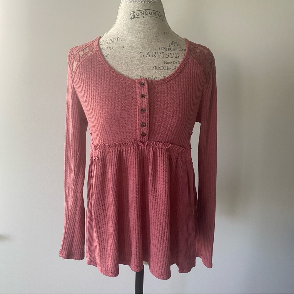 Xhilaration Lace Boho Top